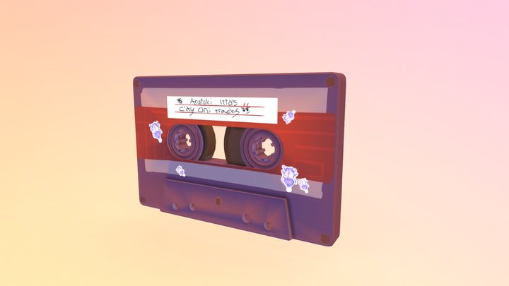 Ittos Music Tape 3D Model