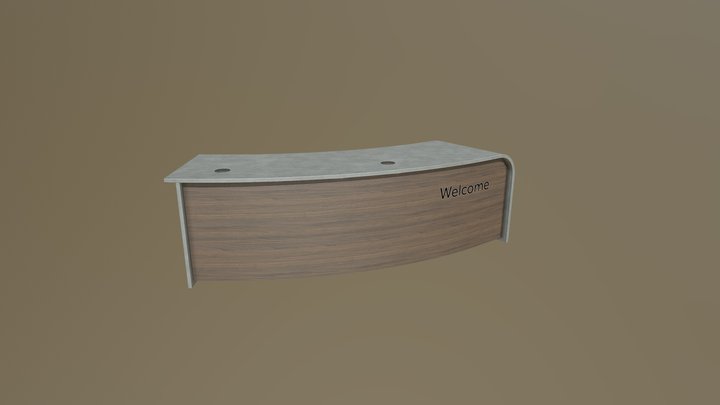 Reception Desk 10 VC 3D Model