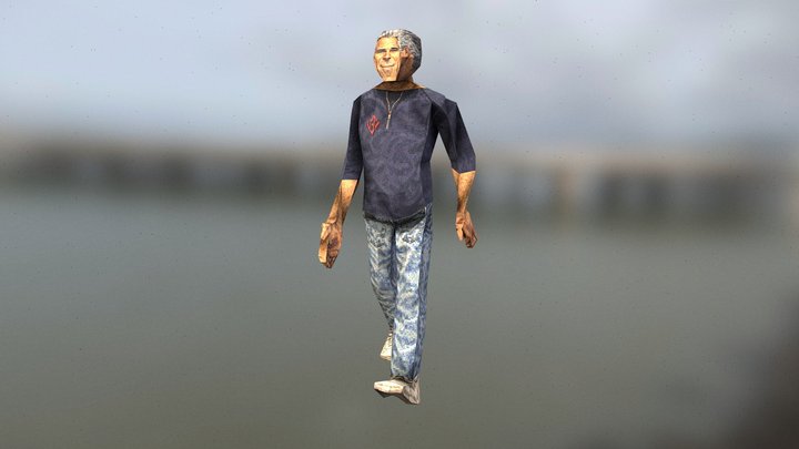 Jeffrey Epstein (lowpoly psx) 3D Model