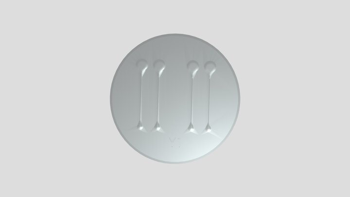 Chip Wafer 3D Model