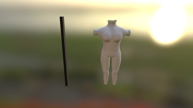 Muscular Body 3D Model