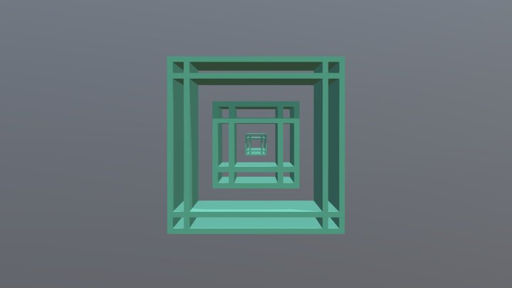 Tri Squares 3D Model
