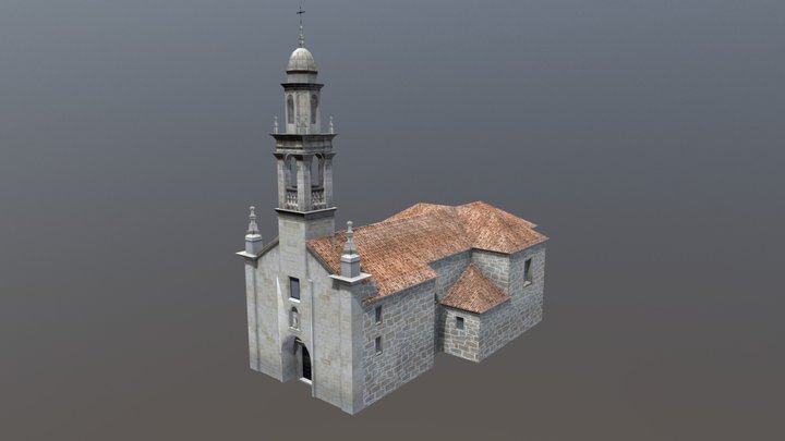 Igrexa De Noal, Porto do Son 3D Model