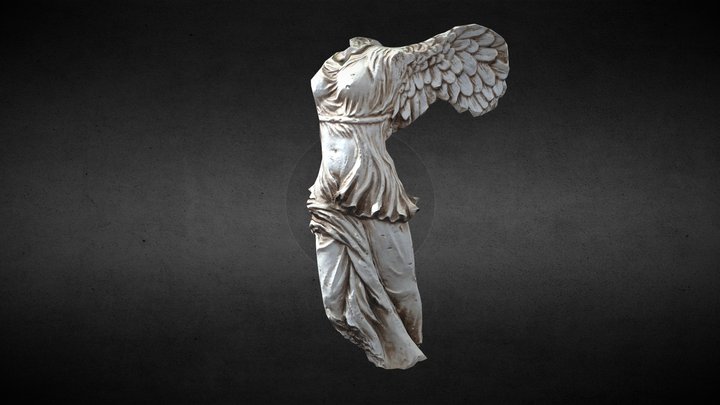 Statue Bust of Nike 3D Model