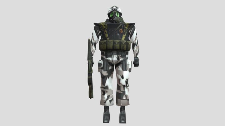 Half-Life Alpha - HECU Grunt