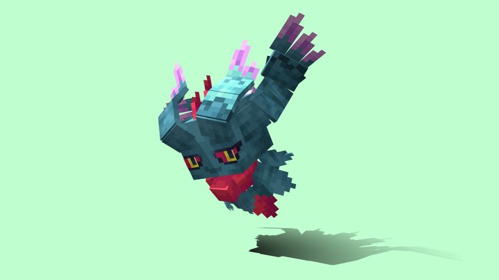 flutter mane 3D Model