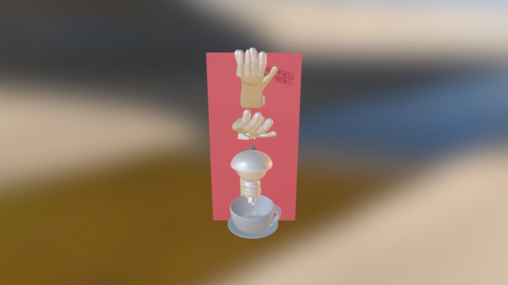 Cafe p2 3D Model