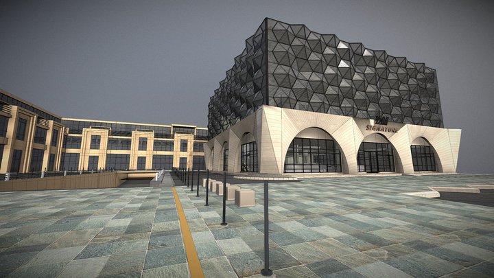 Coffee shop building