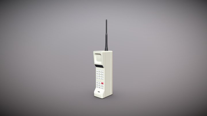 Early Cellphone 3D Model