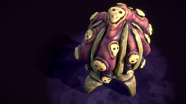 Rogoto - Root Alien Nest 3D Model