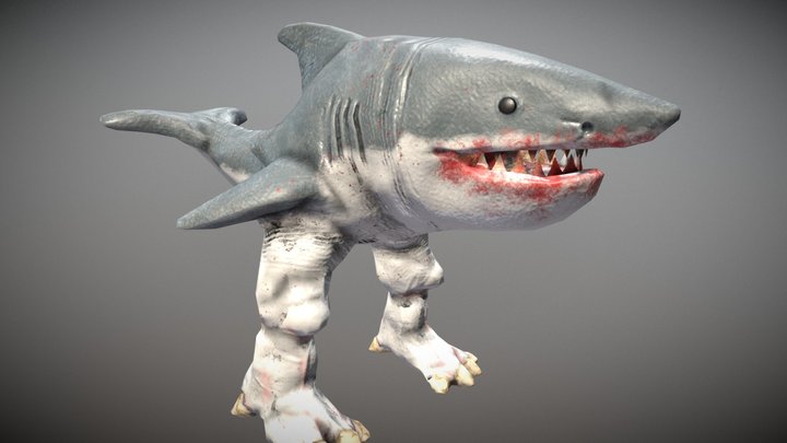 Land Shark 3D Model