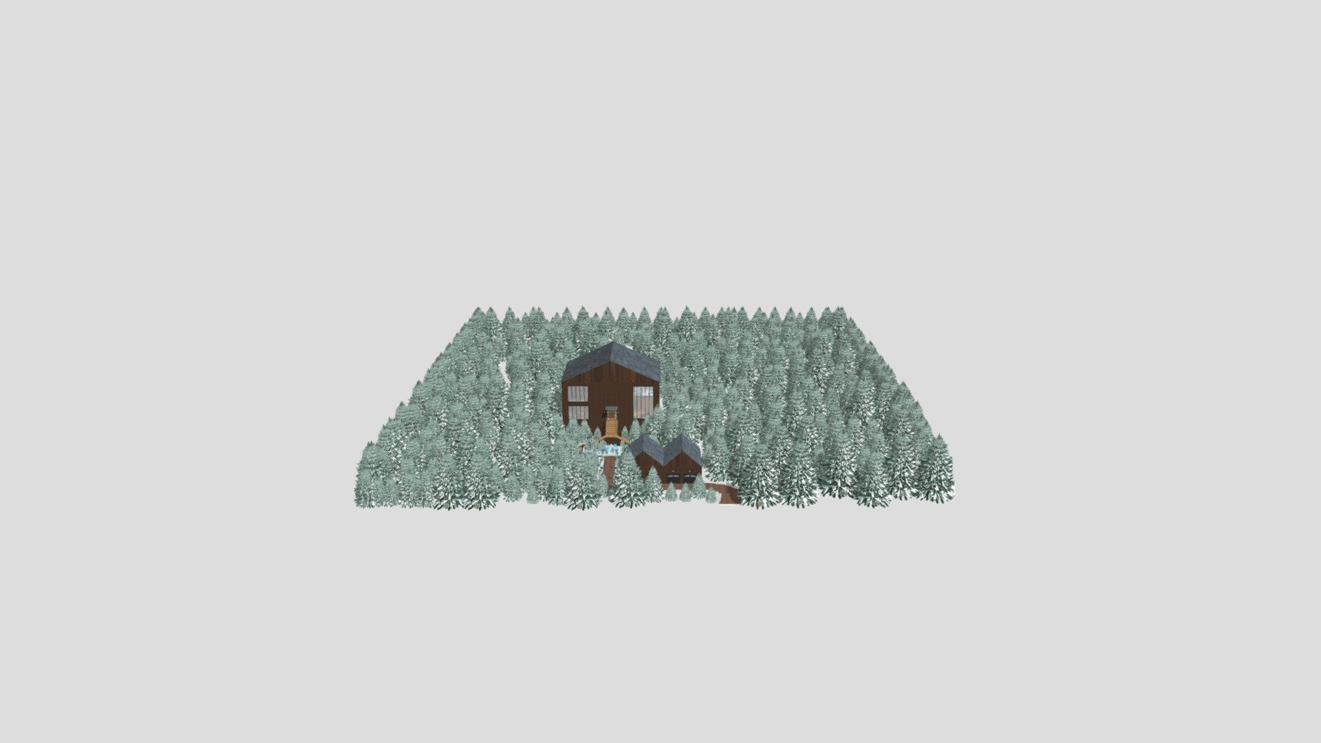 Winter landscape BIG DREAM VACATION HOUSE
