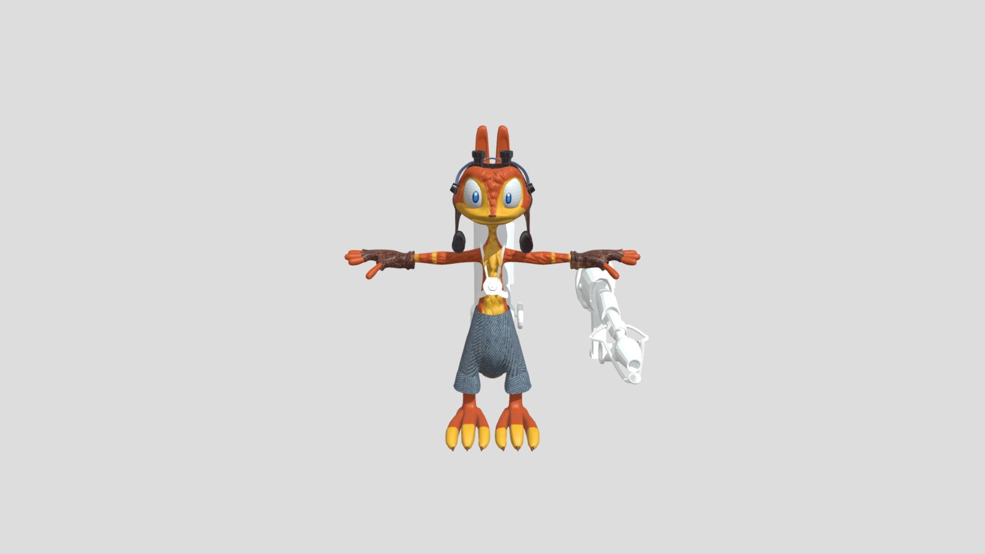 daxter con material - Download Free 3D model by fernaancrack75 [213f377 ...