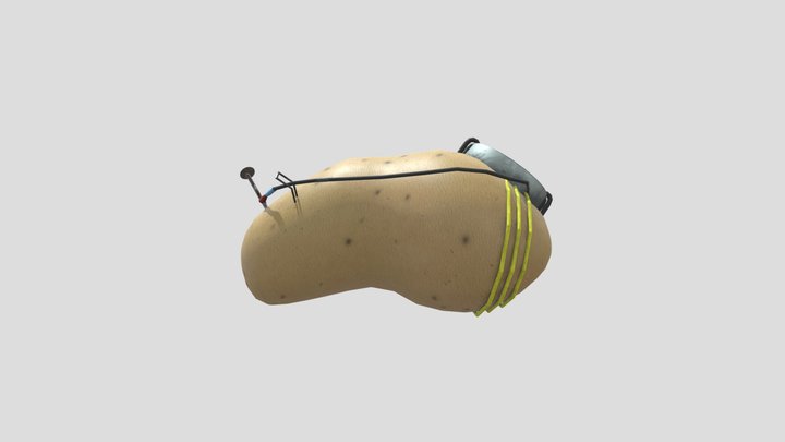 Potato Glados 3D Model