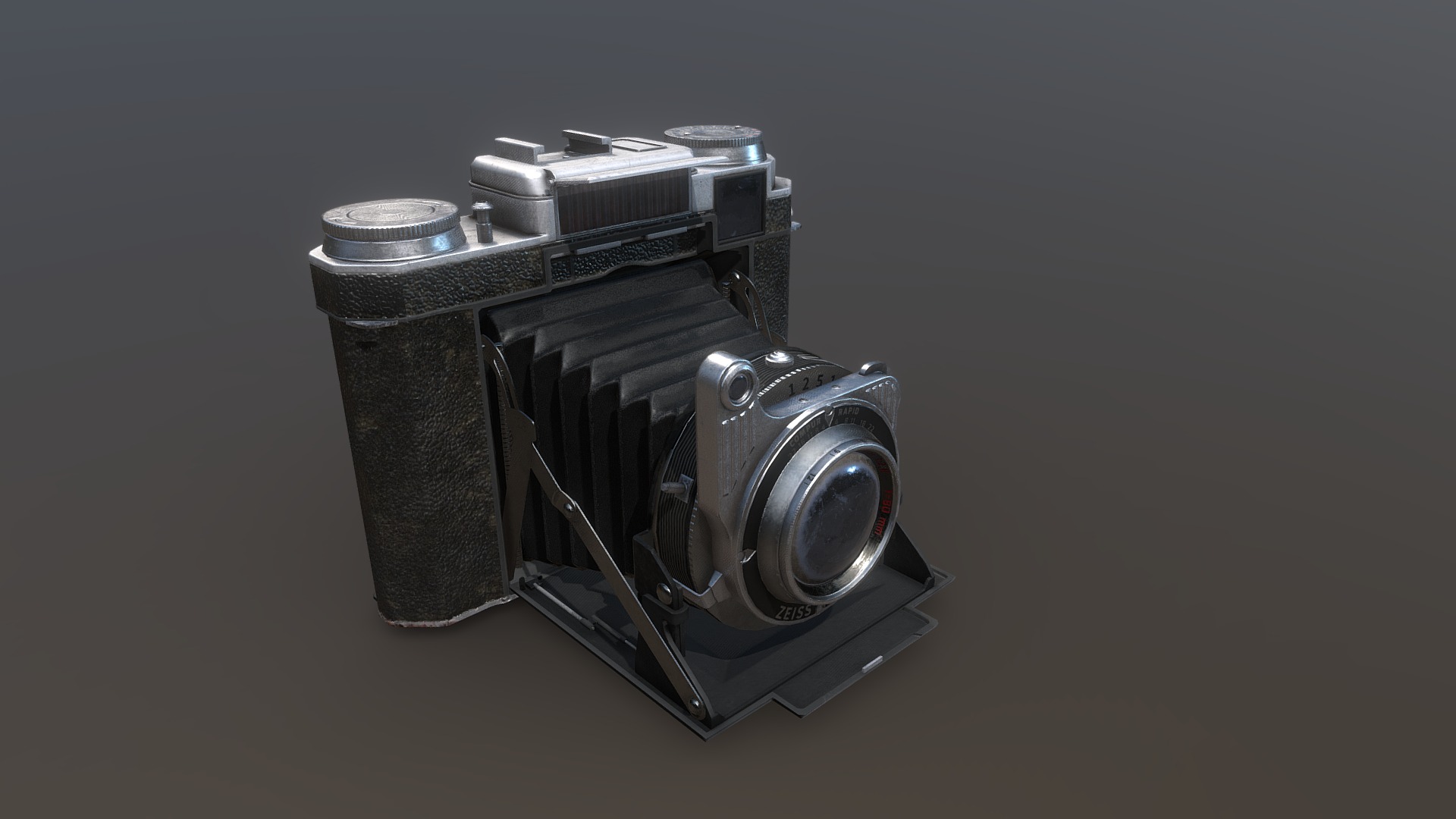 Retro ZeissIkon photo camera - 3D model by neuroup [213f78f] - Sketchfab