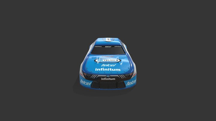 Carro NASCAR Escuderia Telmex-Telcel 3D Model
