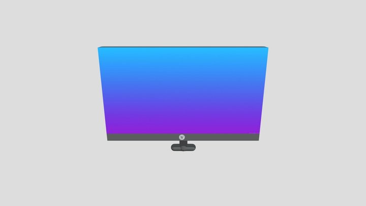 2K TV - Stand 3D Model