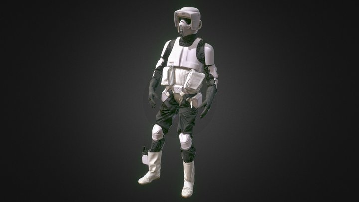 Scout Trooper Armour 3D Model