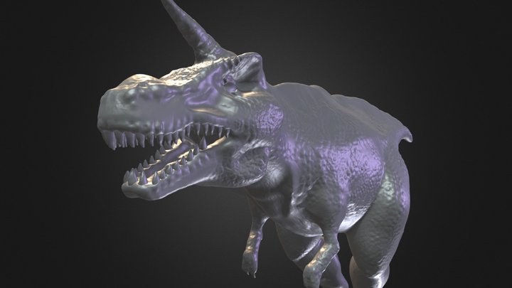 獨角恐龍（？） Unicorn dinasaur(?) 3D Model