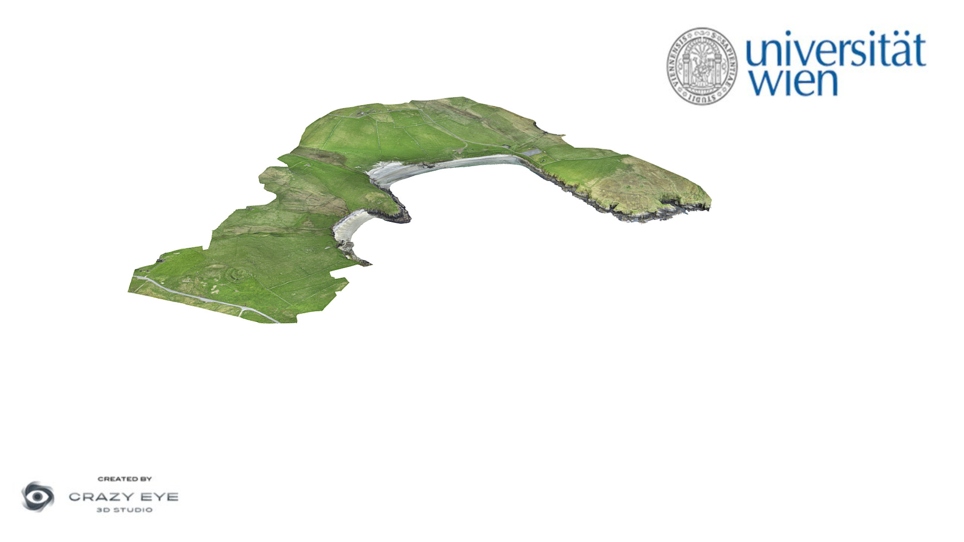 3D model Coastal landscape – Underhoull, Shetland - This is a 3D model of the Coastal landscape - Underhoull, Shetland. The 3D model is about diagram.