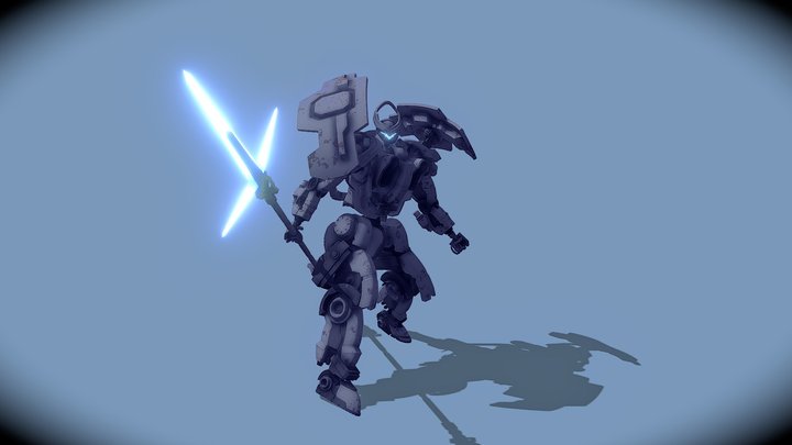 JSDF MECHA 3D Model