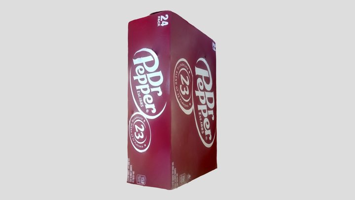 Dr Pepper Box 3D Model