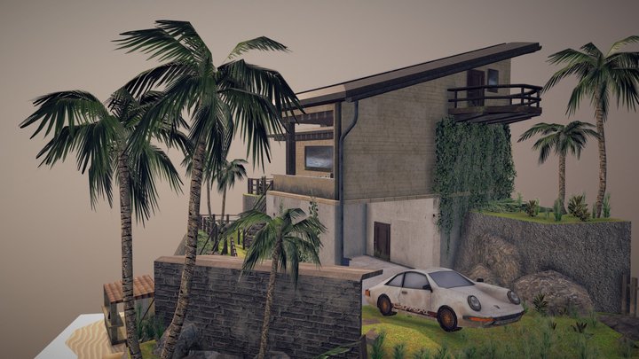 DAE Diorama - By the ocean 3D Model