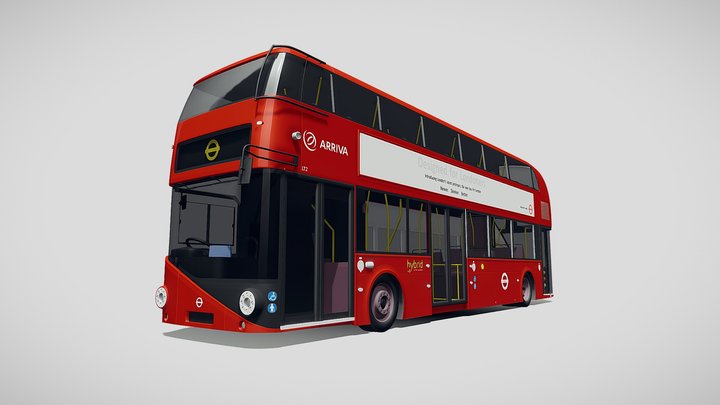 London bus LT2 (LT61 BHT) Arriva 3D Model
