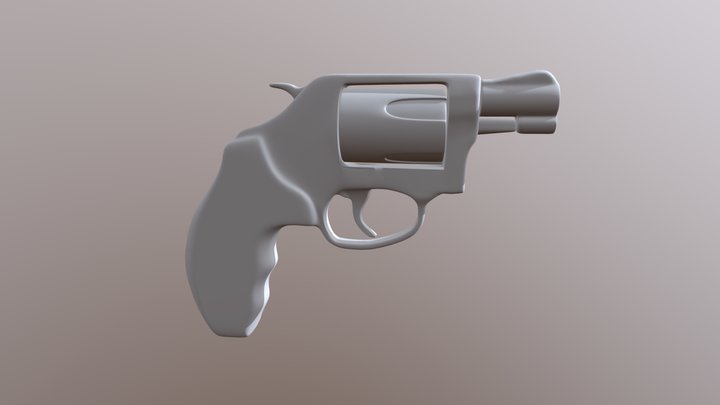 Smith- Wesson-437- Combat- Grips 3D Model