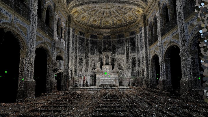 Interior da Capela da Santa Casa Pelotas. 3D Model