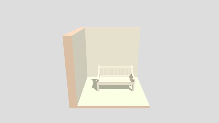 Скамейка 3D Model