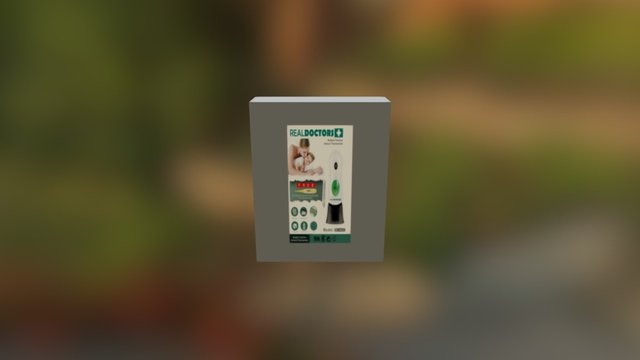 8 in 1 Thermometer 3D Model