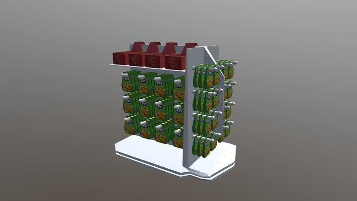 Gondola de Caixa 3D Model