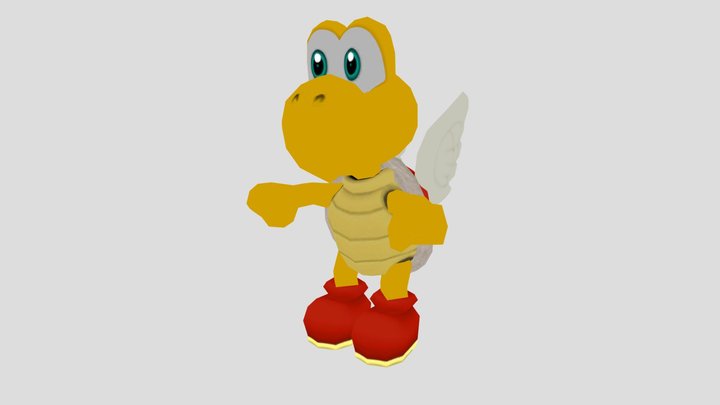 Mario Kart 8 - Koopa Paratroopa – Modello 3D gratuito STL