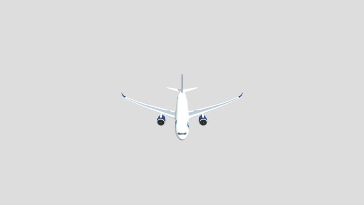A330-900 plane 3D Model