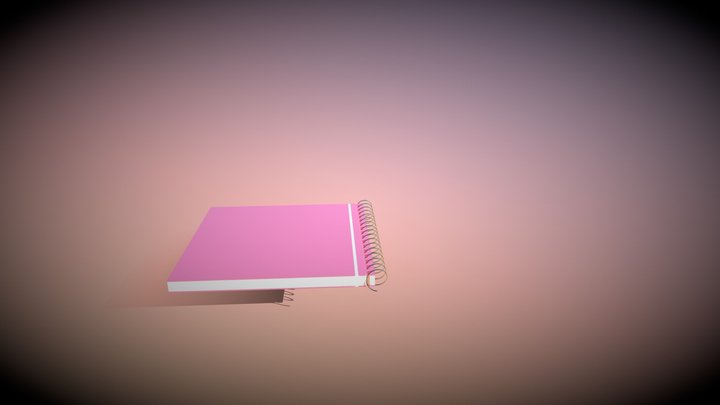 Notepad Copy Animated Gameready 3D Model