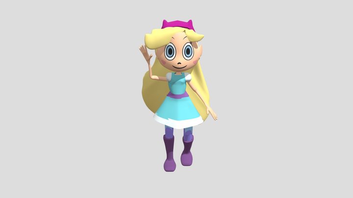 STAR BUTTERFLY 3D Model