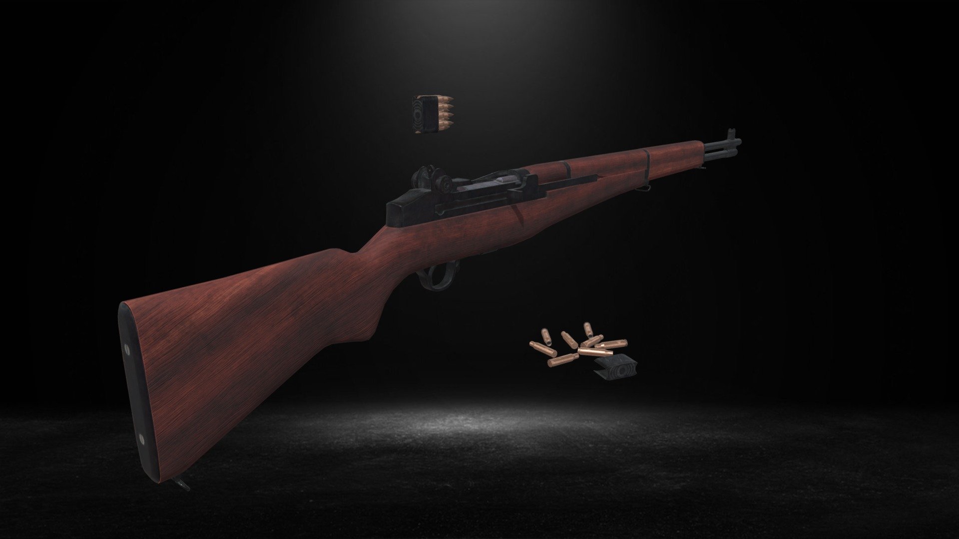 M1 Гаранд - пушка из Другог светског рата - 3D model by 3D animacija ...