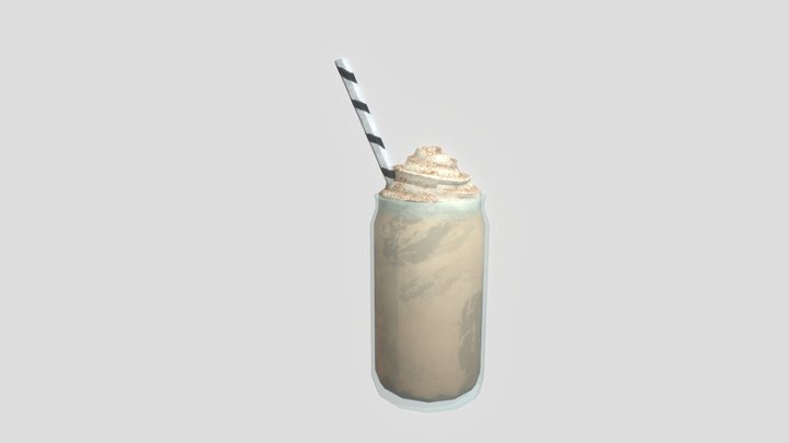 Coffee Milkshake 3D Model