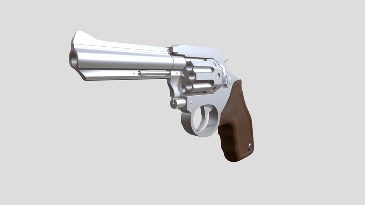 8-Shot revolver 3D Model