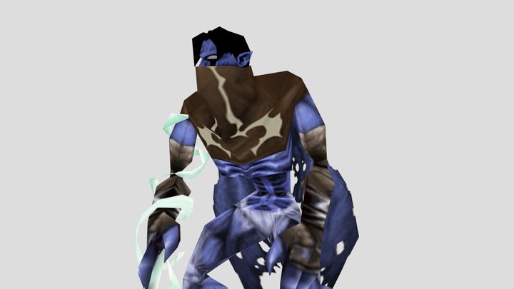 [Papercraft preview] Soul Reaver1 Raziel 3D Model
