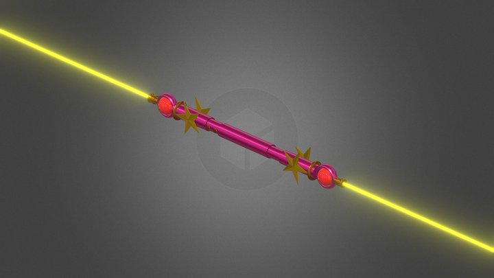 Cardcaptor Sakura Lightsaber 3D Model