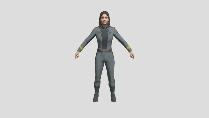 girl4 3D Model