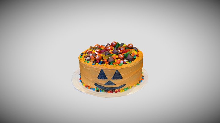 Halloween cake 3D Model