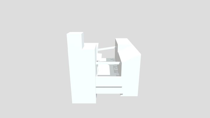 Street Scene Blockout 3D Model