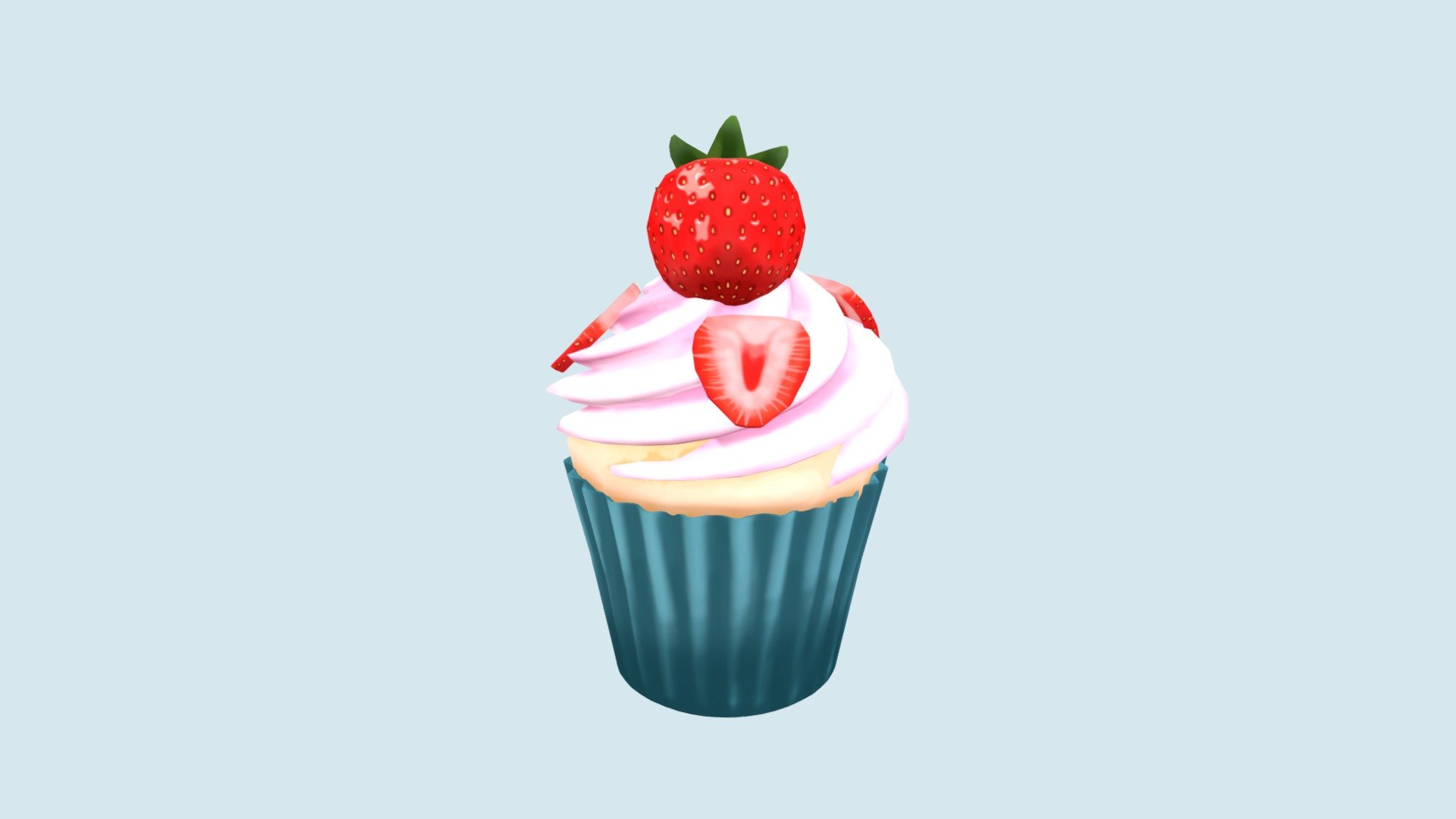 Cupcake — Sketchfab embed 3D viewer