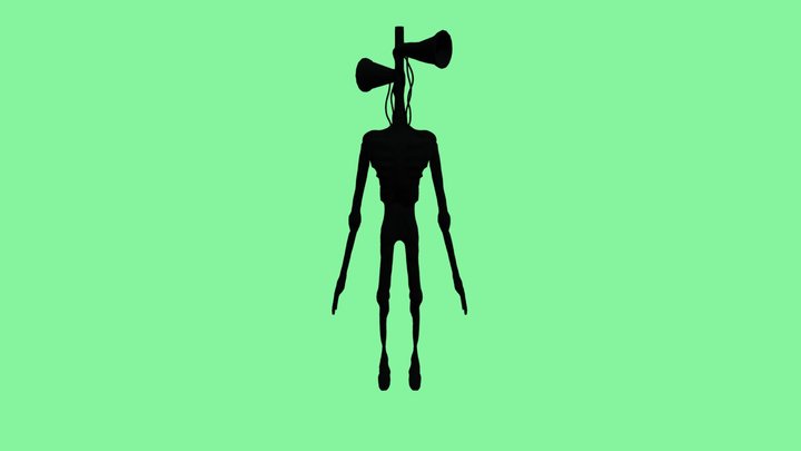 Siren head is chasing me 3D Model