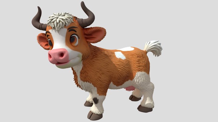 Dwarf Lulu cow – Modello 3D gratuito STL