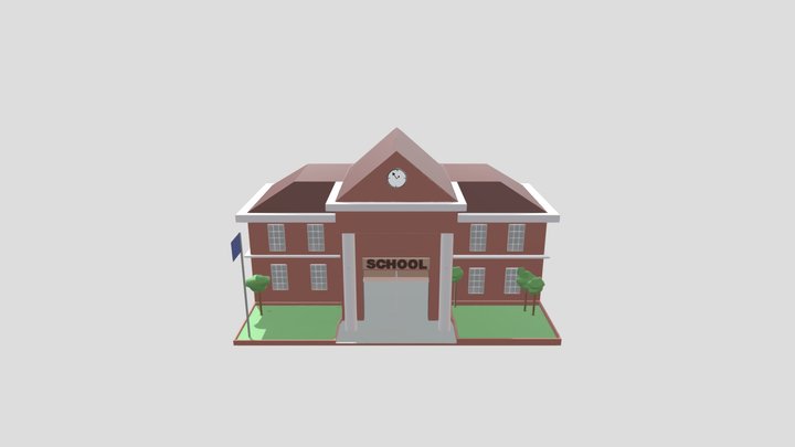 school 3D Model