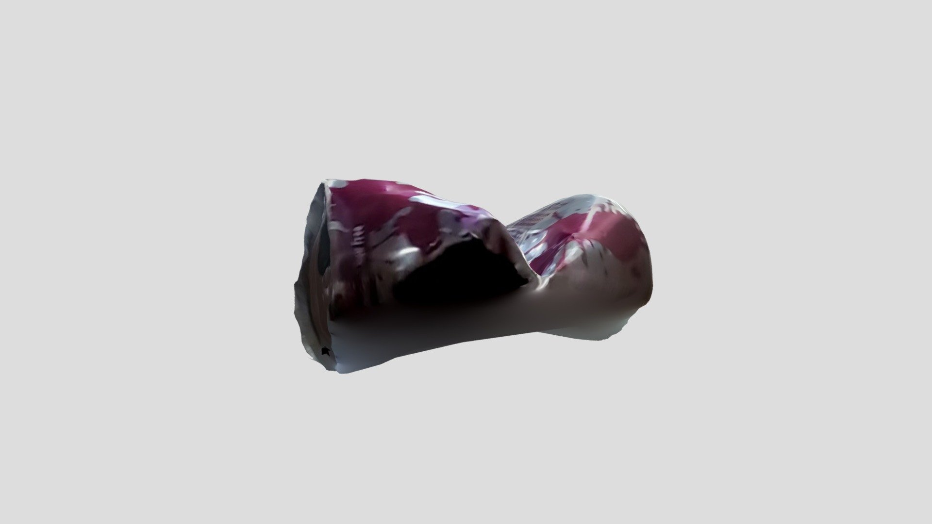 flattened pop can